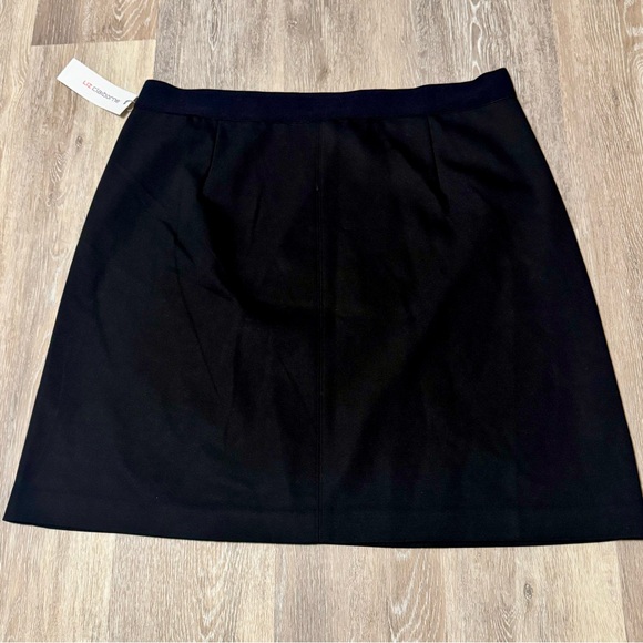 NWT- Liz Claiborne- Classic Black Women's Skirt - Size 16 - Picture 5 of 6